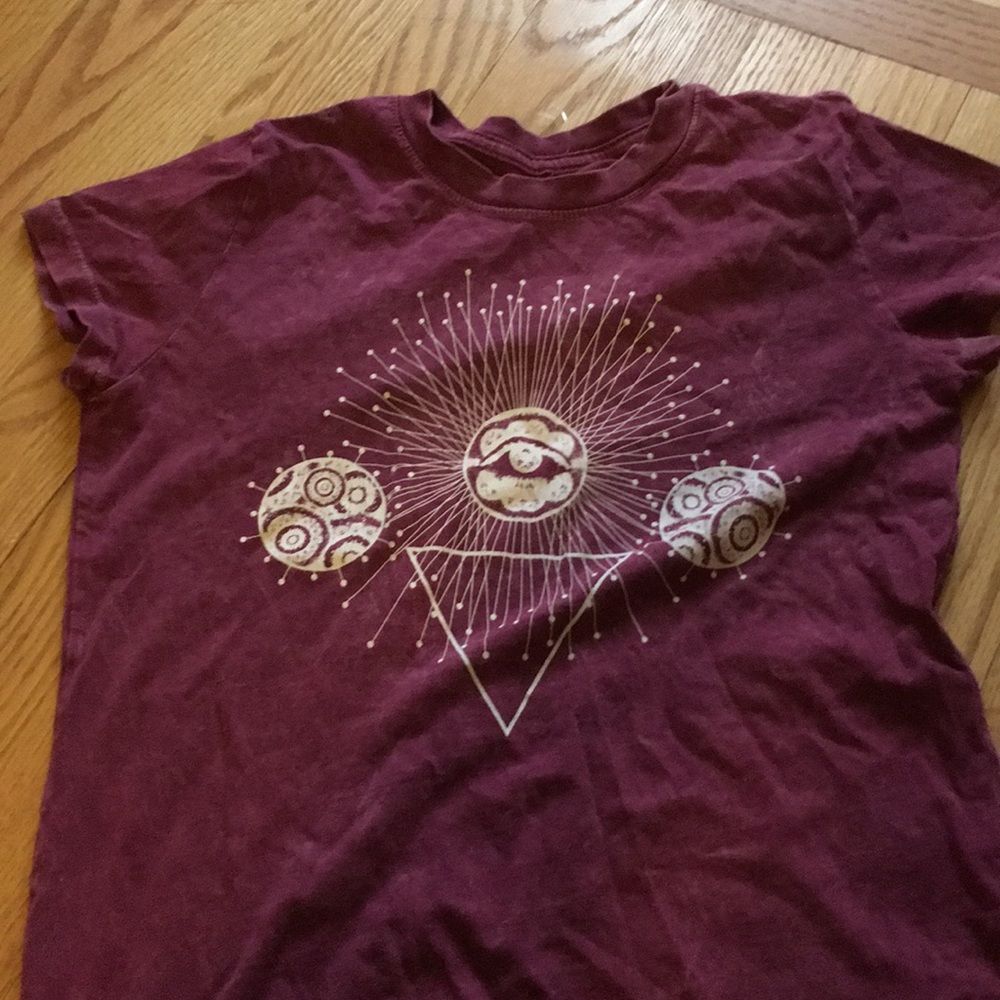 Brugandy shirt